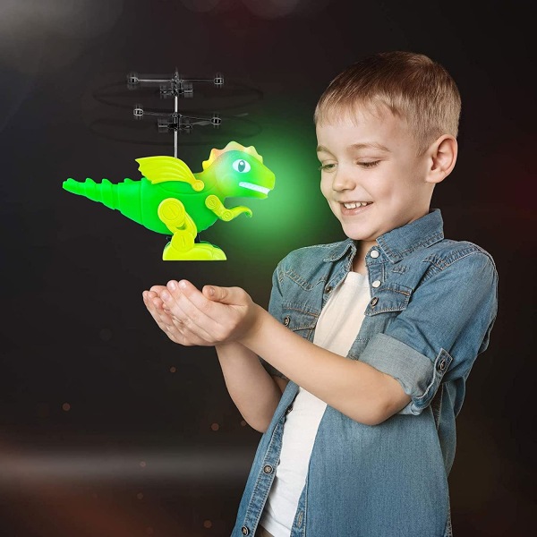 Flying Ball Leker for 5 6 7 8 år gamle gutter, Rc Robot Dinosaur