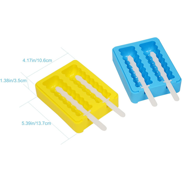 Kjøkken Silikon Popsicle Form - Is Popsicle Form, Is Popsicle Former w