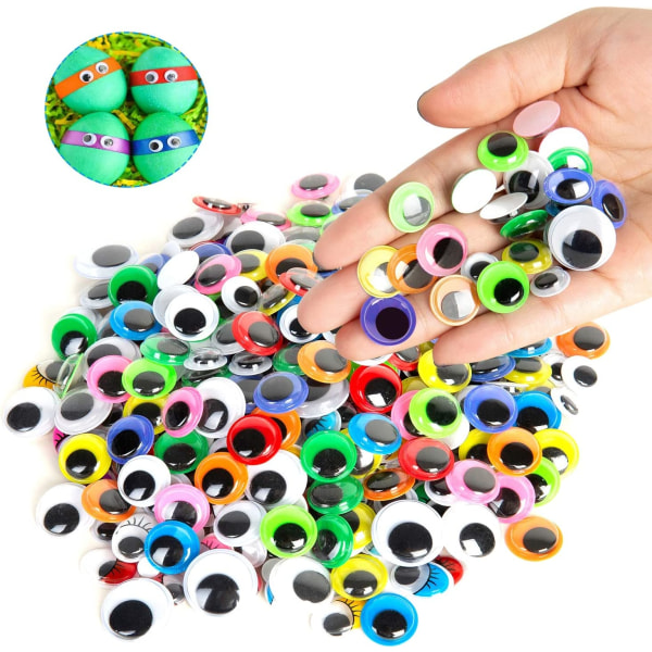 1680 stk Googly Wiggle Eyes Selvklistrende, for Craft Sticker Eyes