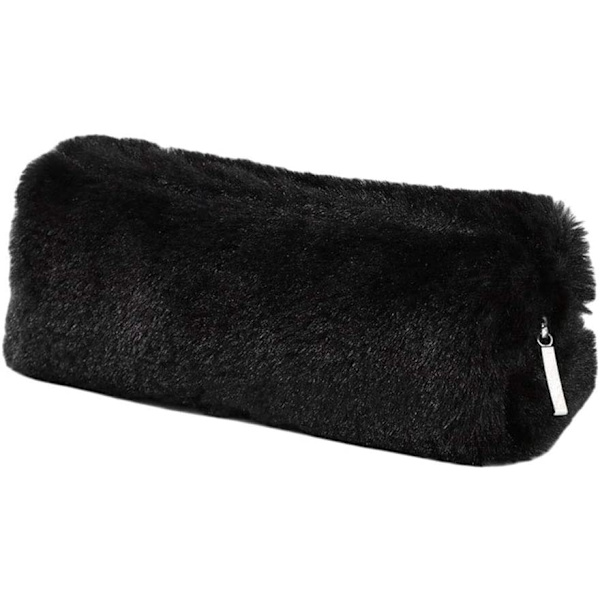 Fluffy plys blyantspose til brevpapir, pung, makeup taske