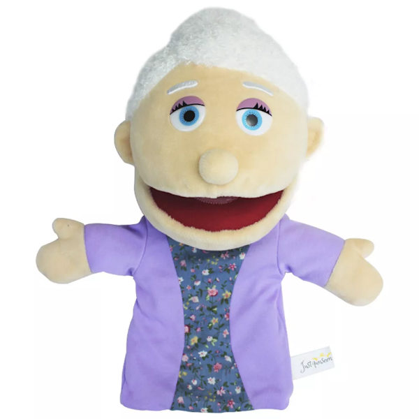 4-pack Familjehanddockor Helkropp Muppet Plysch Leksak Rekvist Barn Berättande Handske Dockor