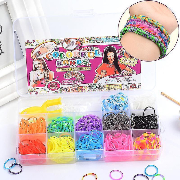 Gummistrikk Refill Kit Armbånd Lag-selv-sett