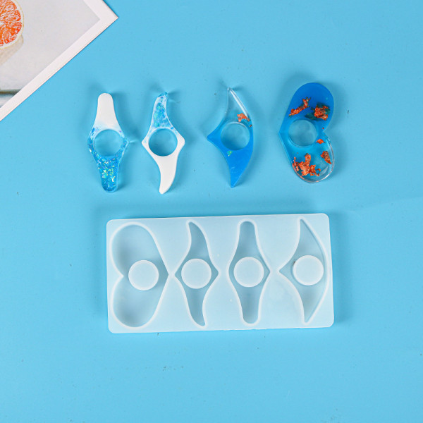 4 stk Boksideholder, Resin Boksideholder Tommelholder Bok