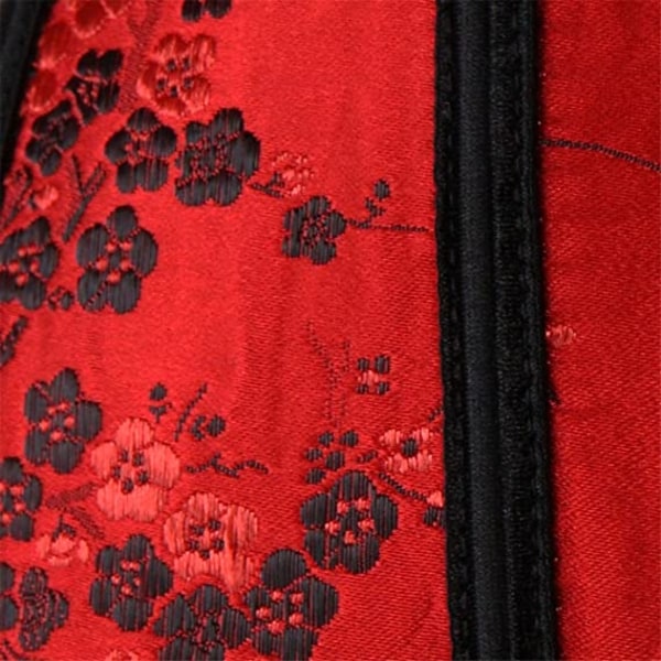 Røde korsetter til kvinder Plus størrelse kvinders røde orientalske blonder blomster