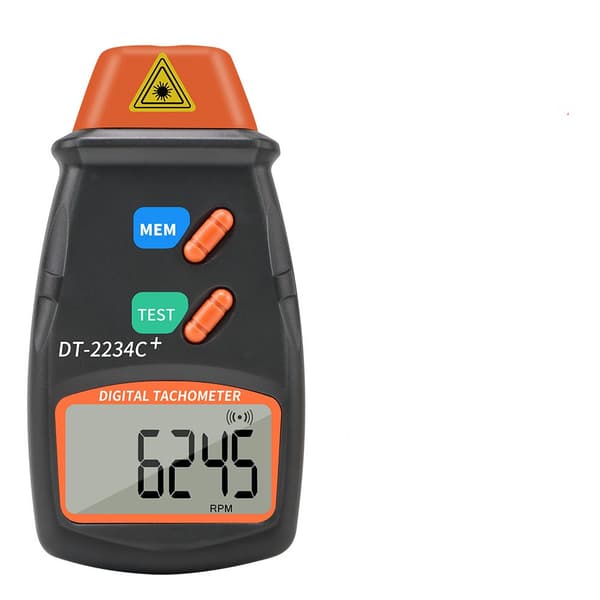 1 stk. Miniature Laser-tachometer LCD-display Berøringsfri Tachometer