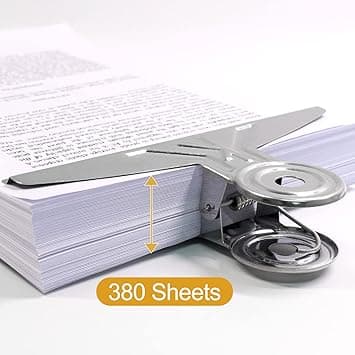 Extra stora klämmor i rostfritt stål, 2-pack 20 cm silverfärgade Meta