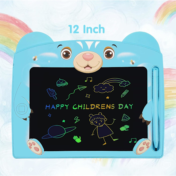 12 tuuman LCD-kirjoitustaulu pyyhittävällä...