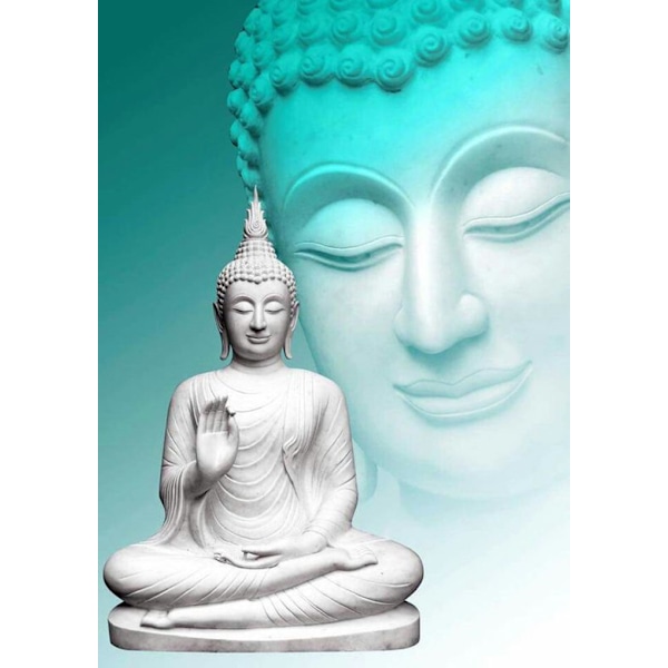 30x40cm 5D DIY timanttimaalaus täydellinen, Buddha-patsassarja #B, DIY timanttitimantti