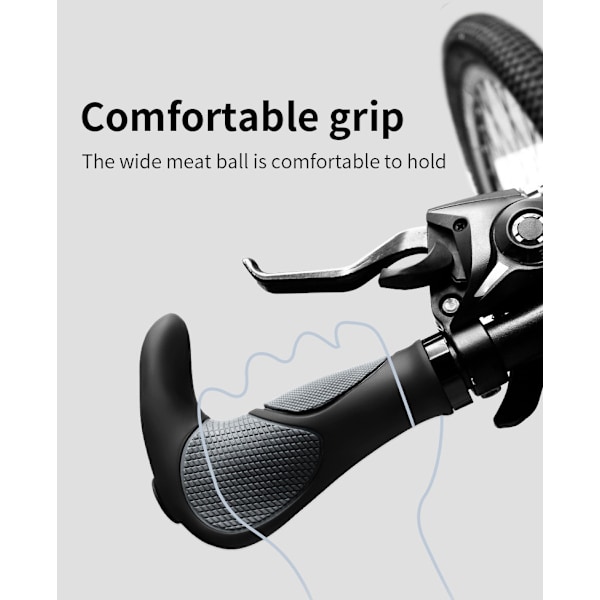 MTB-grep Ergonomiske sykkelgrep Styregrep Send-nøkkel
