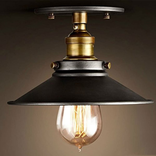 Paraply Loftlampe Semi Flush Mount Armatur Retro I