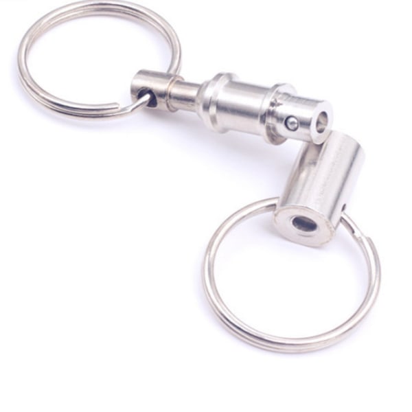 25 mm avaimenperät, hopea, 4 kpl set , irrotettava lukko kaksoisavaimenperä  bfd5 | Fyndiq