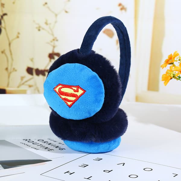 Barnens varma öronmuffar vinterkyla-säkra öronmuffar - Superman