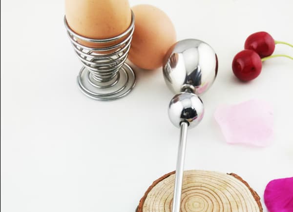304 Rustfritt Stål Eggåpner Skallåpner Fransk Metrologisk