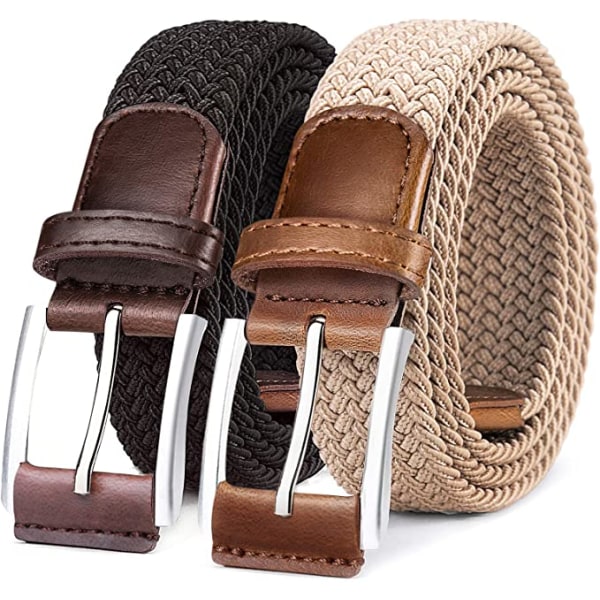 Vevd elastisk belte for menn og kvinner - Fabirc Multicolors Braide