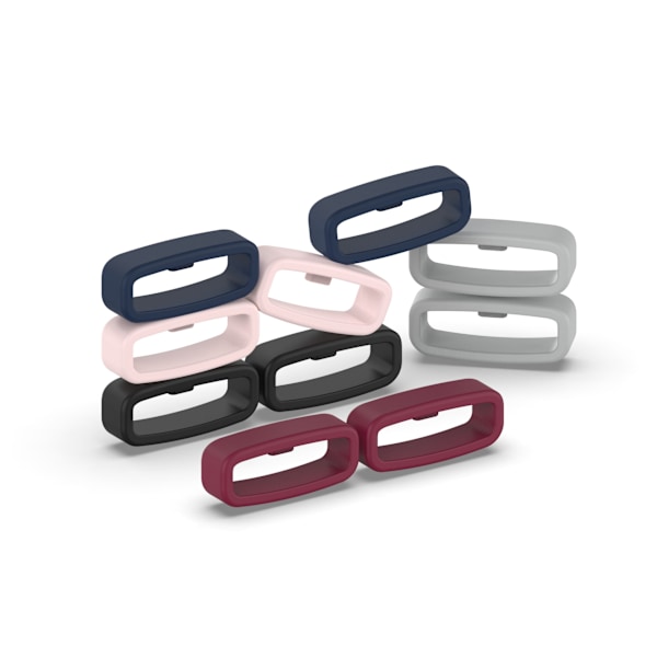 Sininen lenkki 22 mm kellon rannekkeeseen 10 kpl Musta C