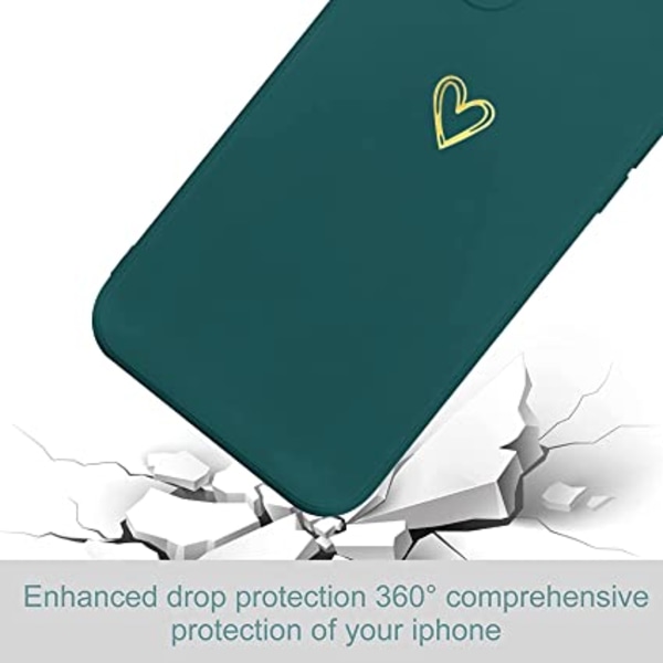 (Grön) Skal Kompatibel med Samsung S22 Stöttålig Silikon TPU
