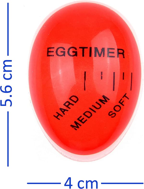 2-pakning eggtimer - Fargeendrende indikator - Myk, medium og hardkokt