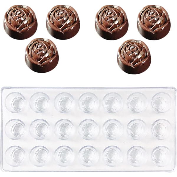 Transparent Chocolate Mould, Clear Plastic Candy Mould, For Maki