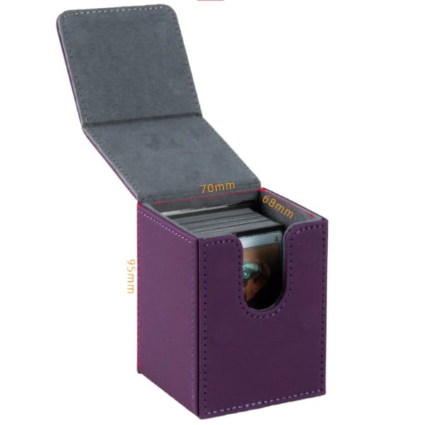 Premium Trading Card Deck Box - Stor størrelse for 100+ ermet bil