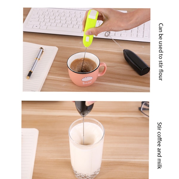 Mote Melkedrikk Kaffe Eggvisp Mikser - 4 Farger - 4 Stykker