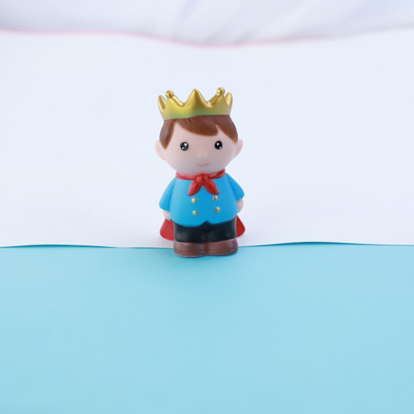 Sarjakuva Onnellinen Syntymäpäiväkakun Koriste Söpö Prinsessa Linna