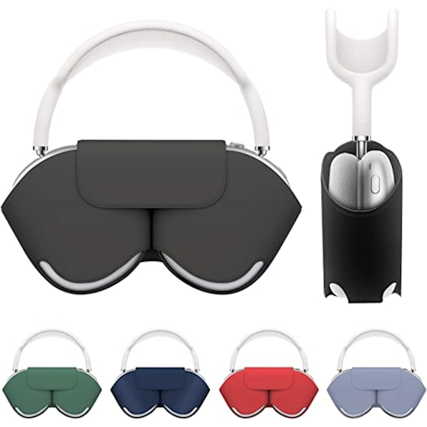 (Svart) Airpods Max-fodral, automatisk vilolägesfunktion skyddande Hea