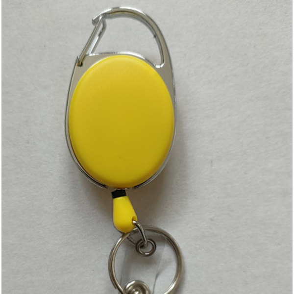 Retractable Badge Holder, 2 kpl valkoista avaimenperän pidikettä, Wi