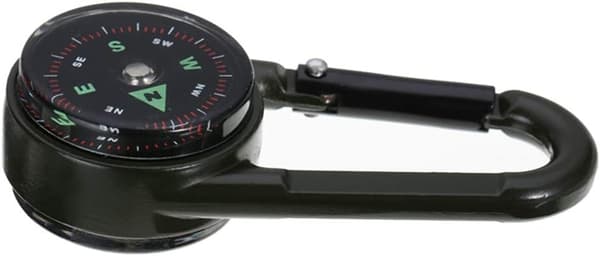 1PC Kompass Camping Klättring Vandring Mini Metall 3-i-1 Multifunct