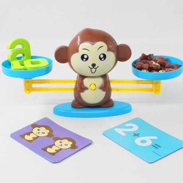 Monkey Balance Cool Math Game tytöille ja pojille | Hauskaa Educatia
