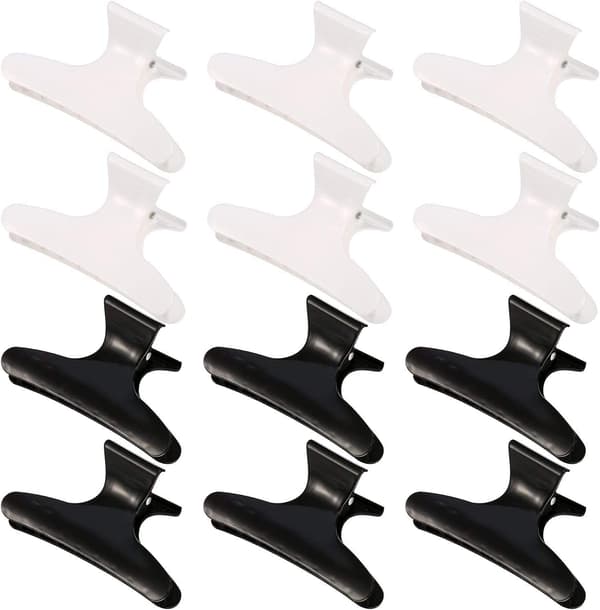 12 st Butterfly Claw Hårclips