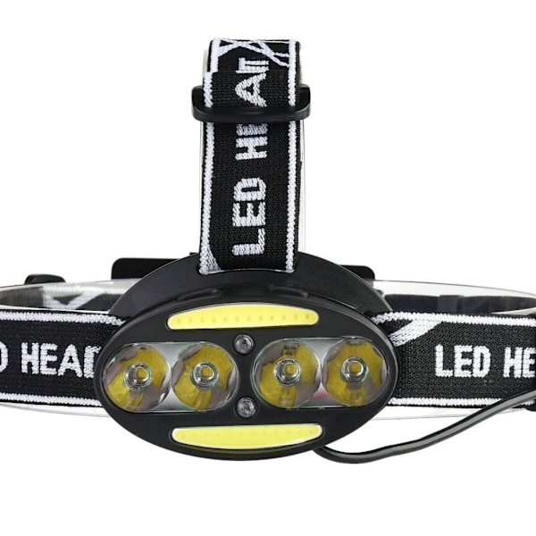 High Lumens LED Headlamp Headlight 4T6 Head Lamp Flashlight Inductive Motion Sensor Headlight Camping Fishing Outdoor