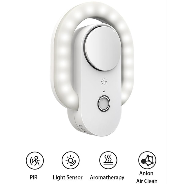 Intelligent Dual Sensor Night Light Anion Air Cleaner Touch Ligh