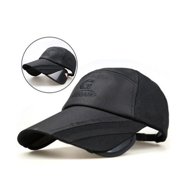 Svart justerbar baseballcaps golfhatt motorsykkel trucker caps st