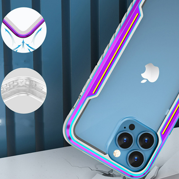 Magnetisk metalbeskyttelsesetui til mobiltelefon, faldbestandigt, egnet til iPhone14Pro