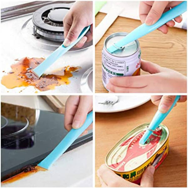 3 st rengöringsskrapa verktyg kök plastskrapa multifunktionell