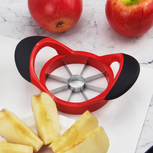 8-blads Apple Corer Slicer-avdelare-skär-kil, Ergonomisk