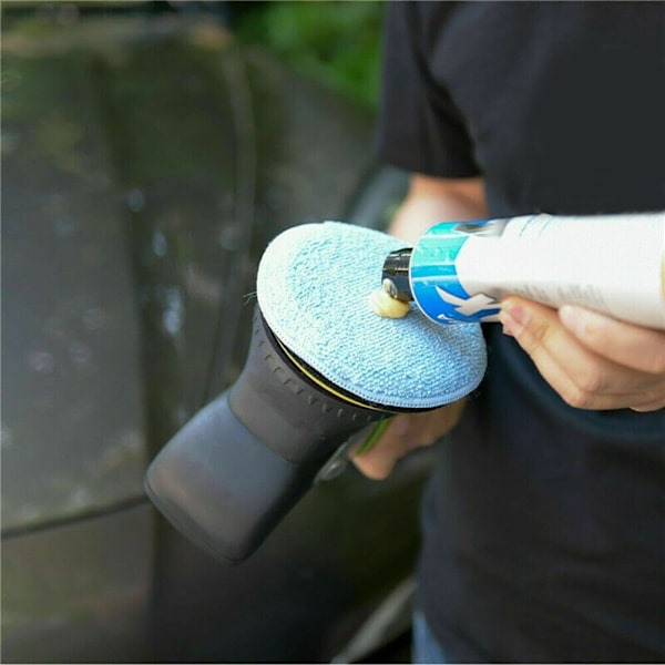 10 st Blå Bil Mikrofiber Polering Pads Vax Applikator Skum