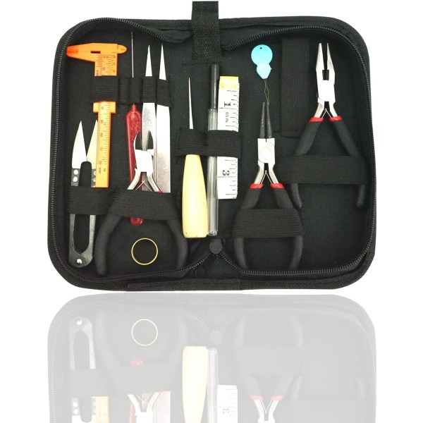 Jewelry Making Tool Kit, 14 Pieces Jewelry Repair Tool Case with