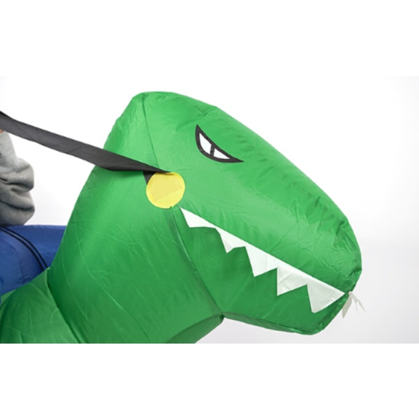 Dinosaur oppblåsbar kostyme - Raptor oppblåsbar kostyme - Premiu