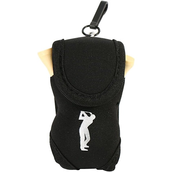 Sort Golfbold Dæksel, Golf Tee Taske, Drikkepose til Golfbolde