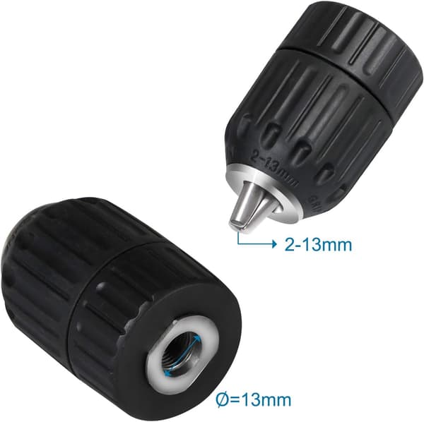 Borrchuck, 1,5-13 mm snabbkoppling slagborradapter, snabb