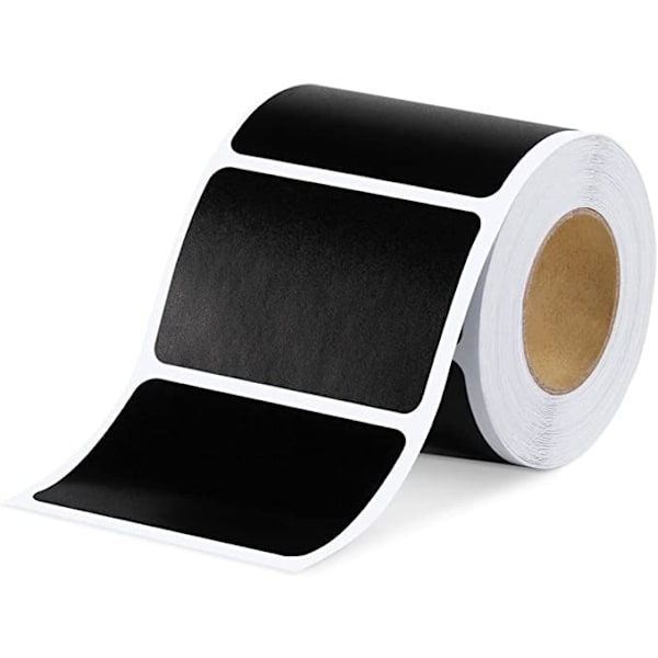300 rullar vattentäta griffeltavleetiketter, 55 x 35 mm, återanvändbara c