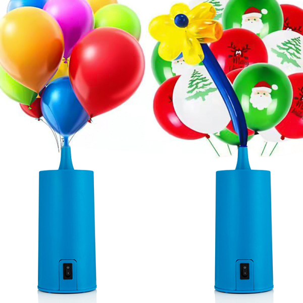 Ballong elektrisk oppblåsingspumpe bærbar lang ballongpumpe ho