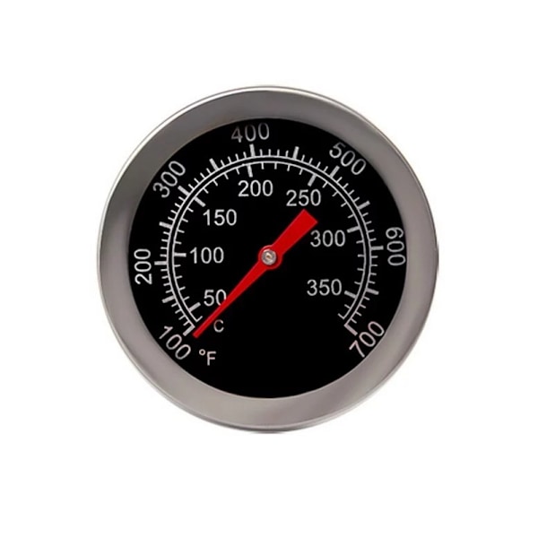 Ovntermometer i rustfrit stål BBQ Grill Røgeovn Termometer