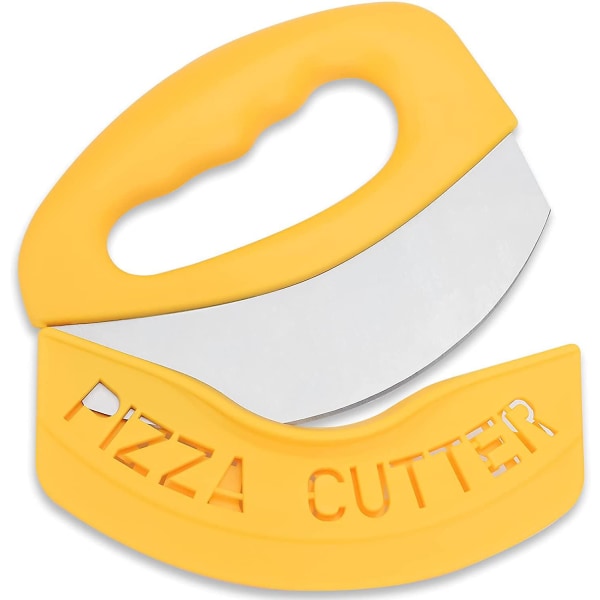 Premium Pizza Cutter Food Chopper - Super Sharp Blade Stainl