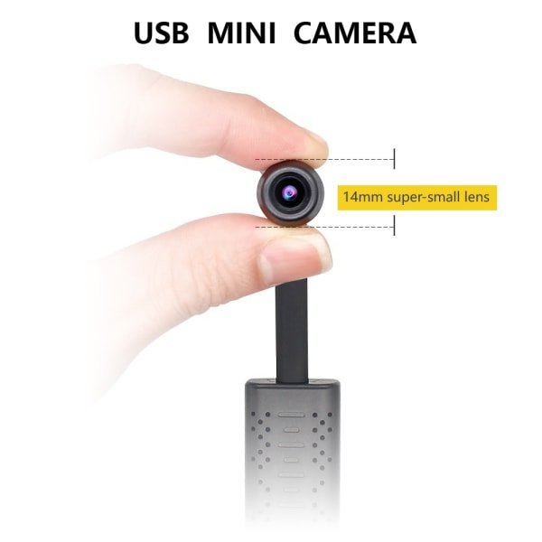 Mindste skjulte WiFi-spionkamera, Mini Portable Wireless IP Home S