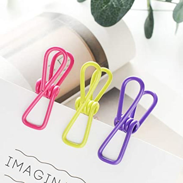 20 stk. Tøjlinesclips, Utility Tøjpinde Hanger, Vindtæt