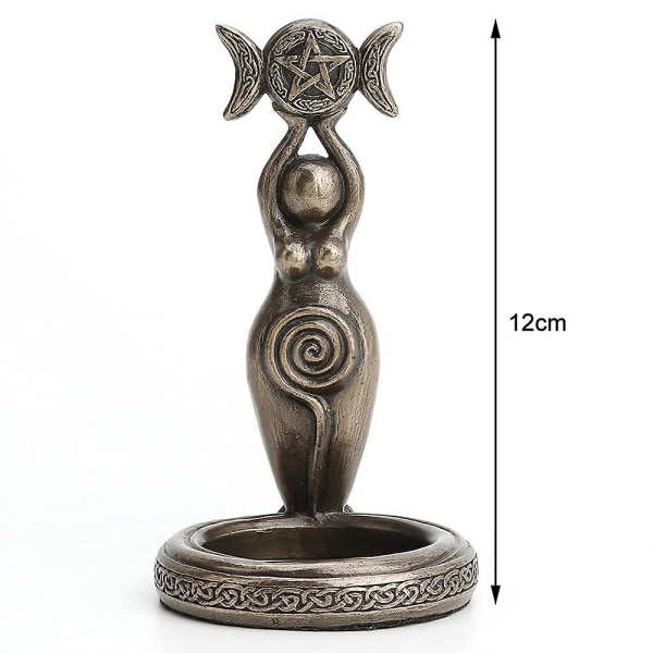 Gudinna Statyett värmeljusstake Aromaterapi Sculptu