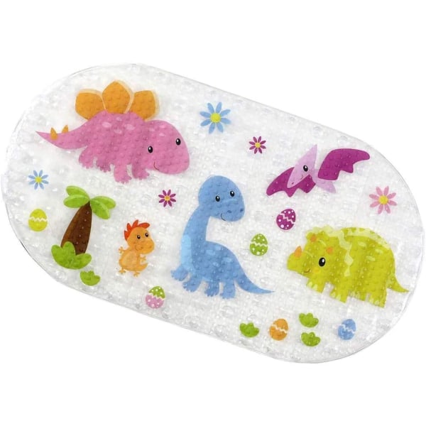 Kids Bath Shower Tub Mat Machine Washable Antibacterial Phth