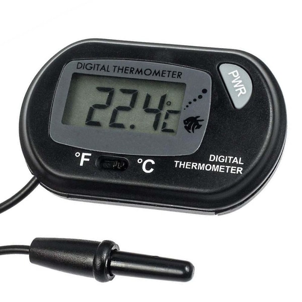 Akvarietermometer Lcd Digitalt Termometer Med Sugekop Vedr